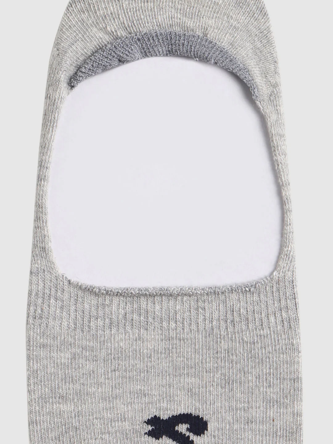 Pack Of Three No Show Socks - White, Grey, Black - Image 9
