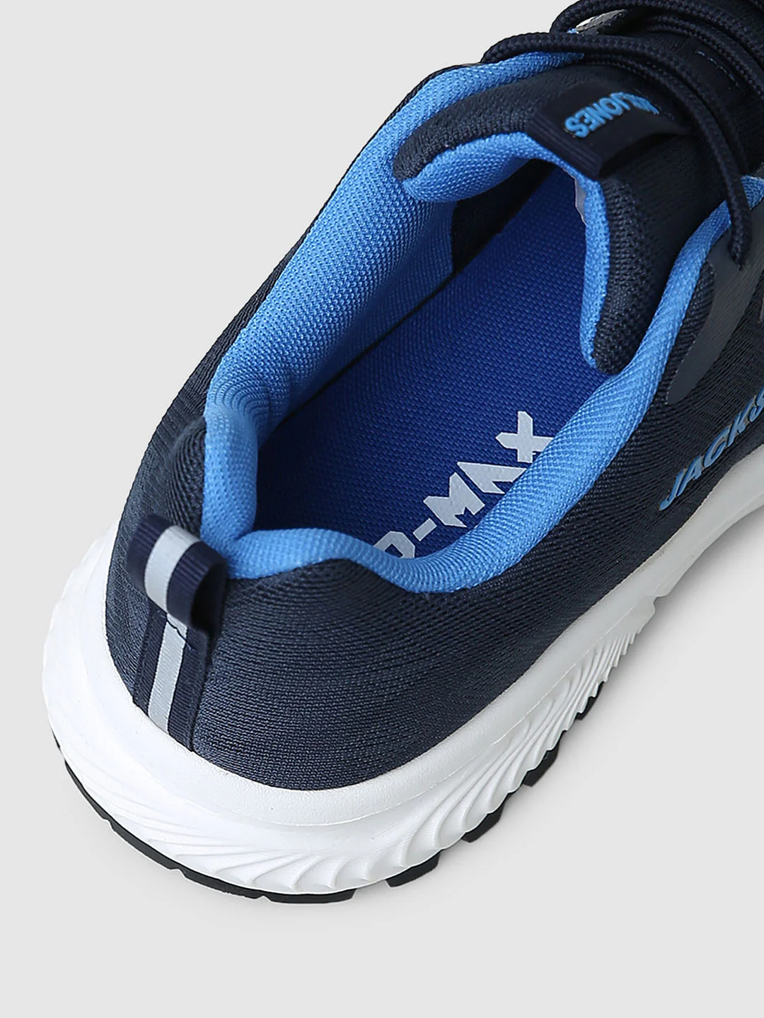 Blue Printed Mesh Sneakers - Image 8