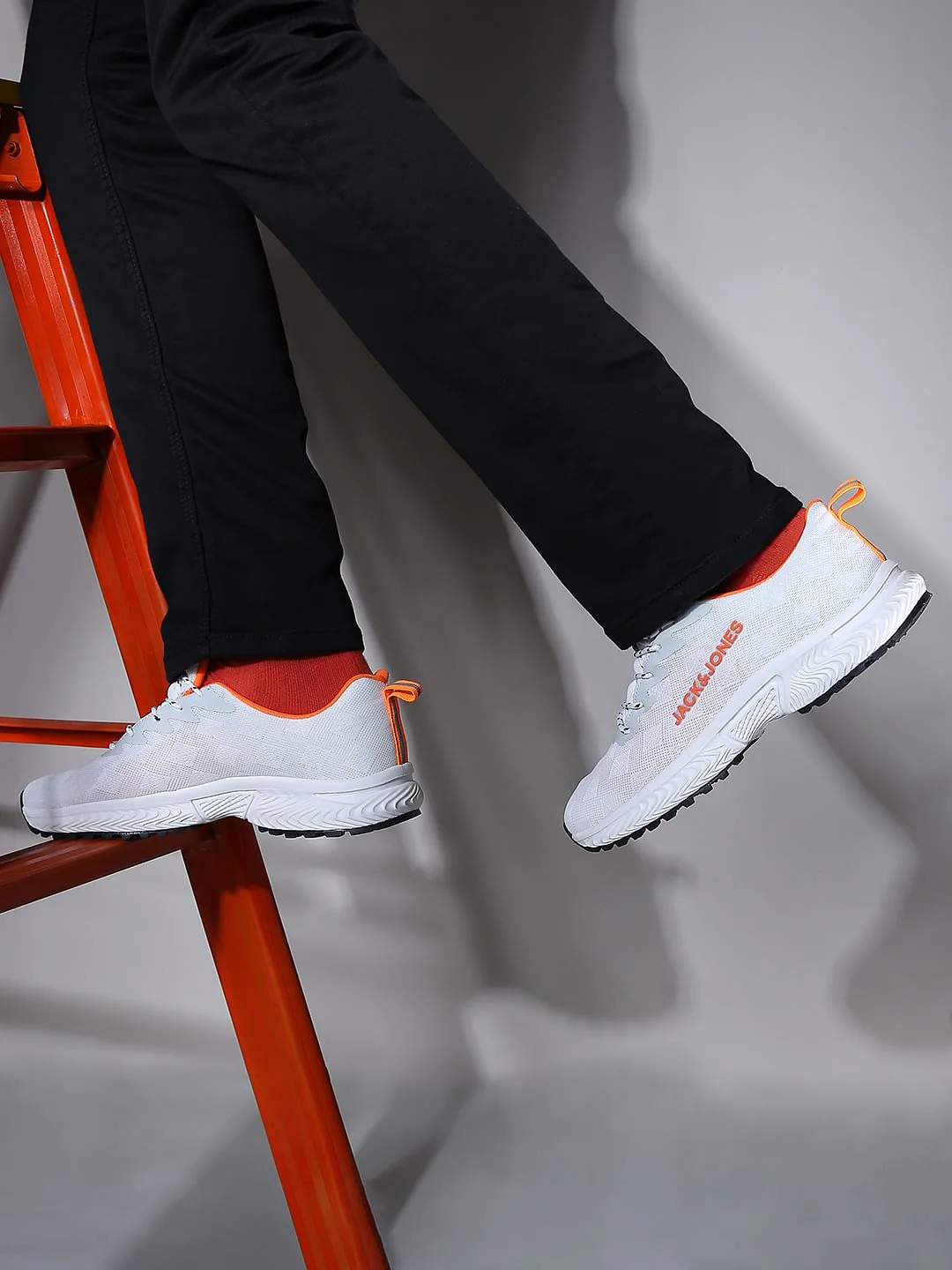 White Mesh Sneakers