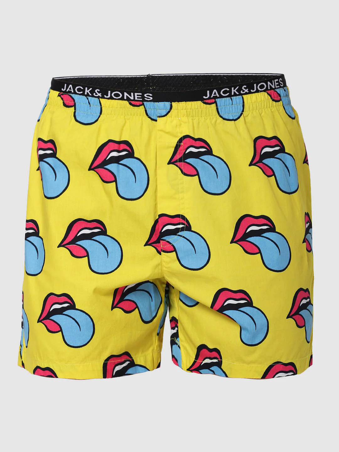 Yellow All Over Lips Print Boxers - Image 5