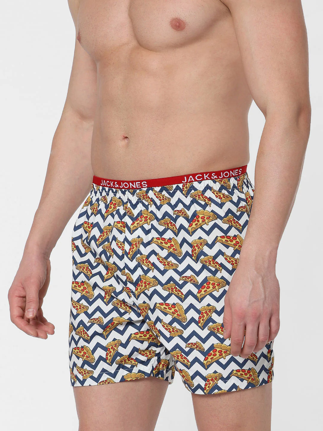 White Pizza Print Boxers - Image 2