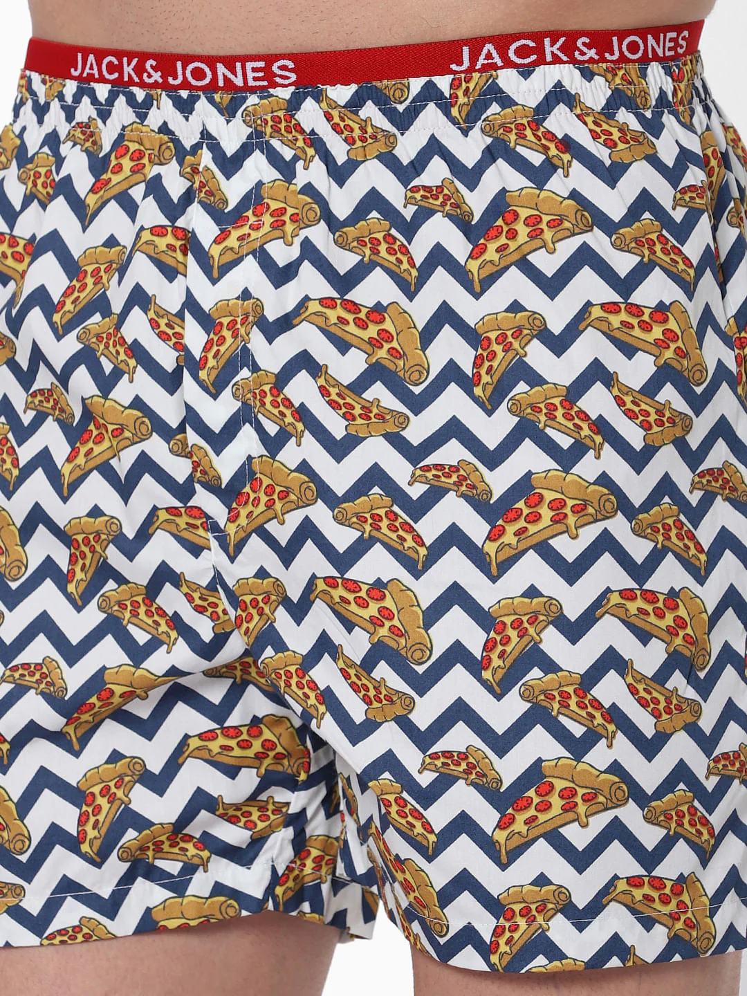 White Pizza Print Boxers - Image 4