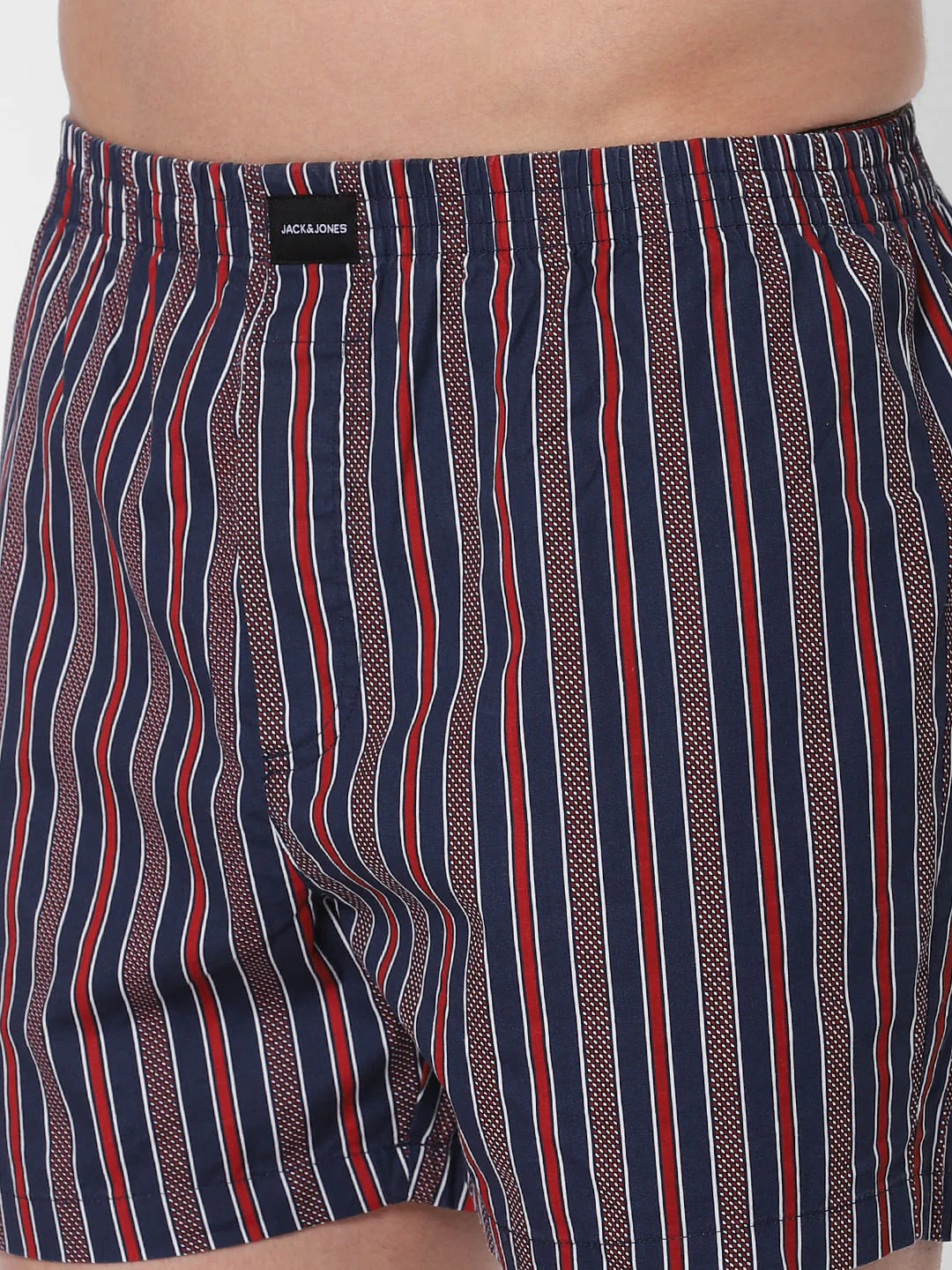 Navy Blue Striped Boxers - Image 4