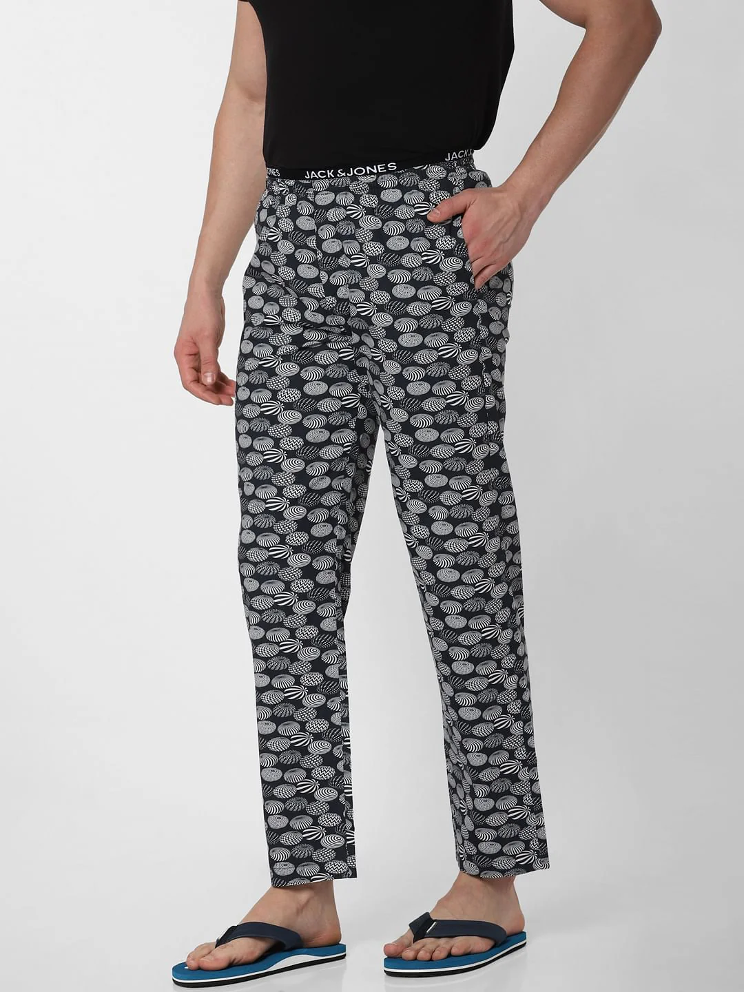 Black All Over Print Pyjama - Image 3