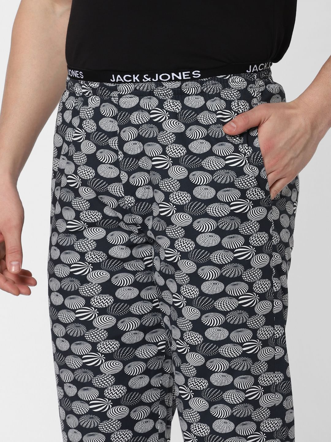 Black All Over Print Pyjama - Image 5