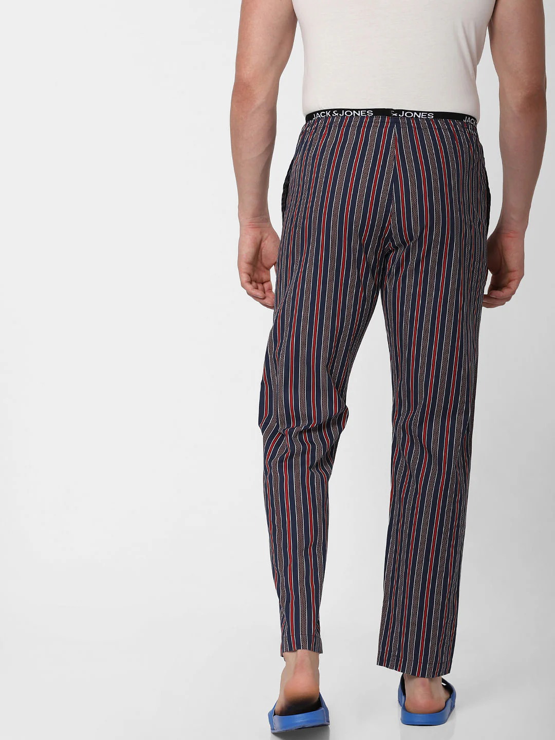 Navy Blue Striped Pyjama - Image 4