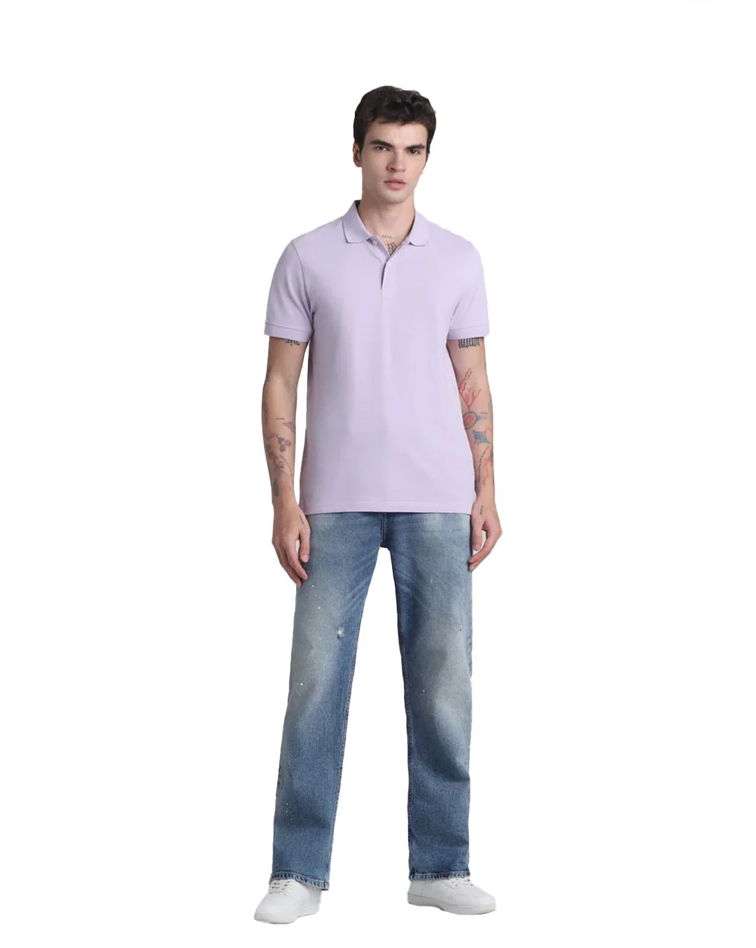 Lavender Cotton Polo - Image 2