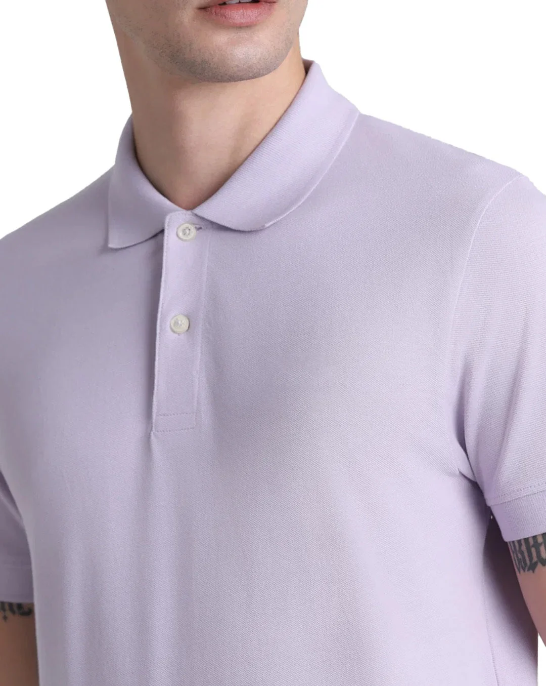 Lavender Cotton Polo - Image 3