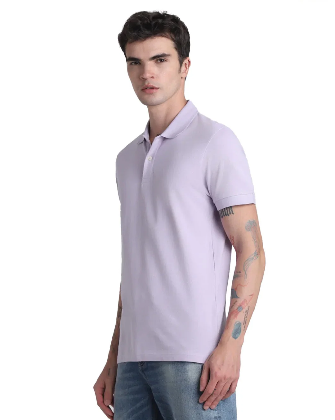 Lavender Cotton Polo - Image 5
