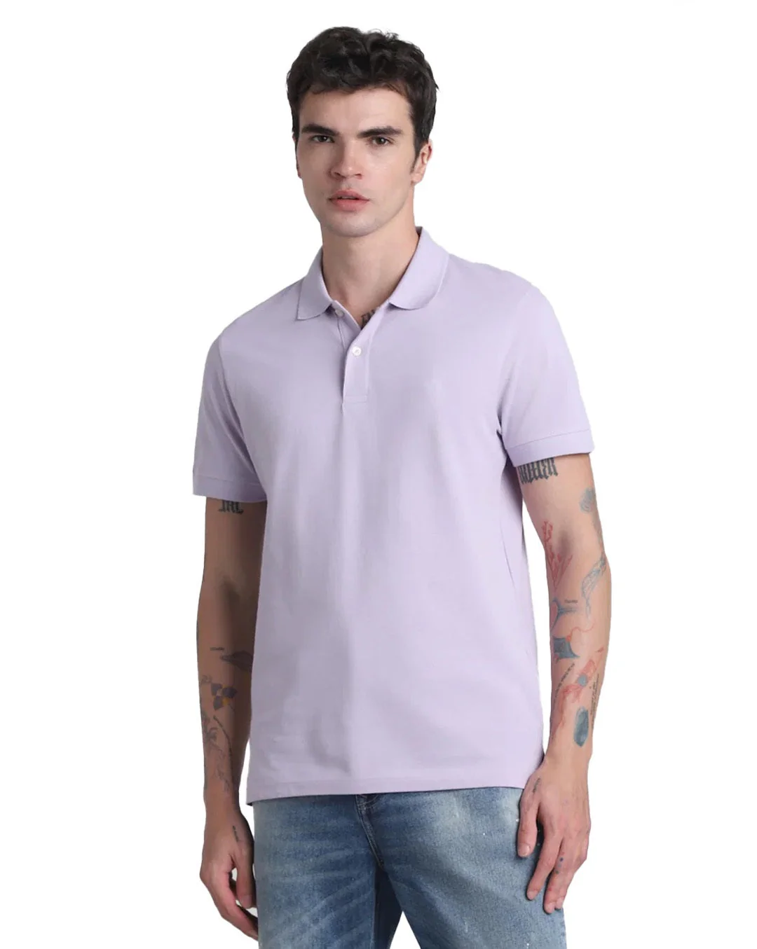 Lavender Cotton Polo - Image 6