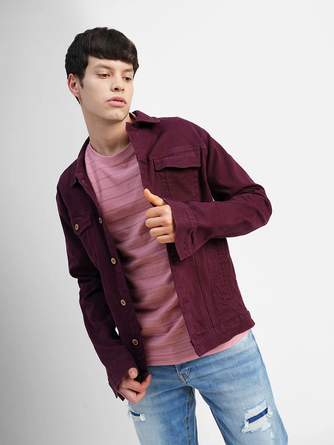 Pink Crew Neck T-shirt