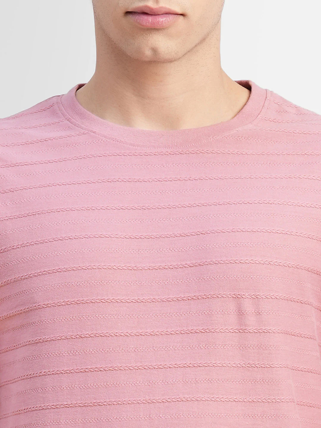 Pink Crew Neck T-shirt - Image 5