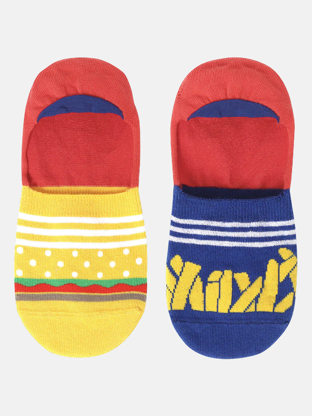 Pack of Two Colourblocked No Show Socks - Image 4