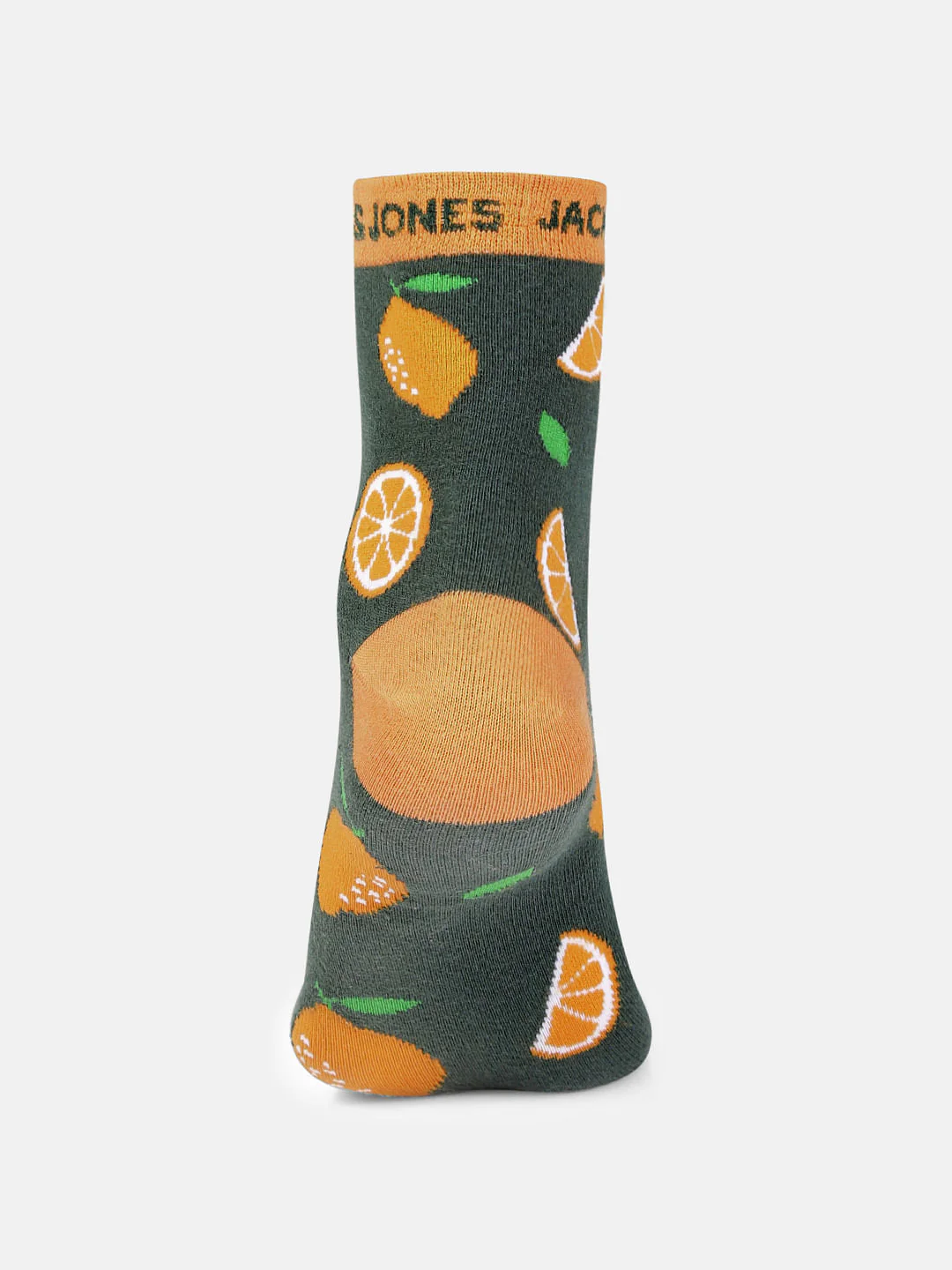 Green Printed Mid Calf Length Socks - Image 3