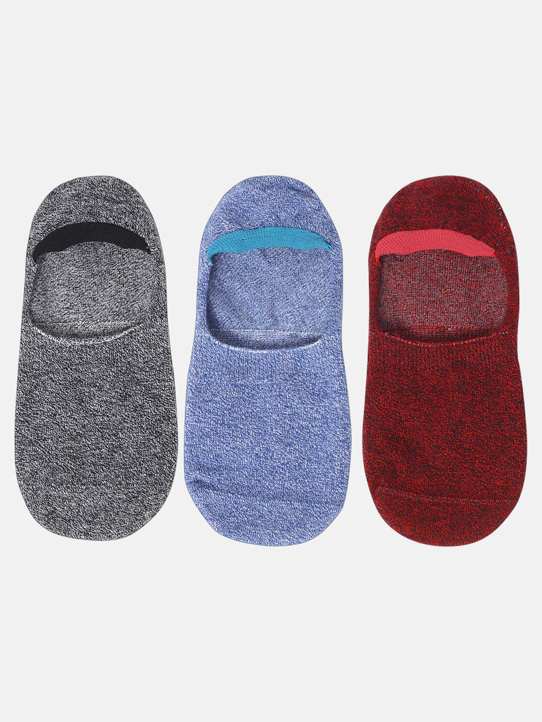 Pack of Three No Show Socks - Image 5