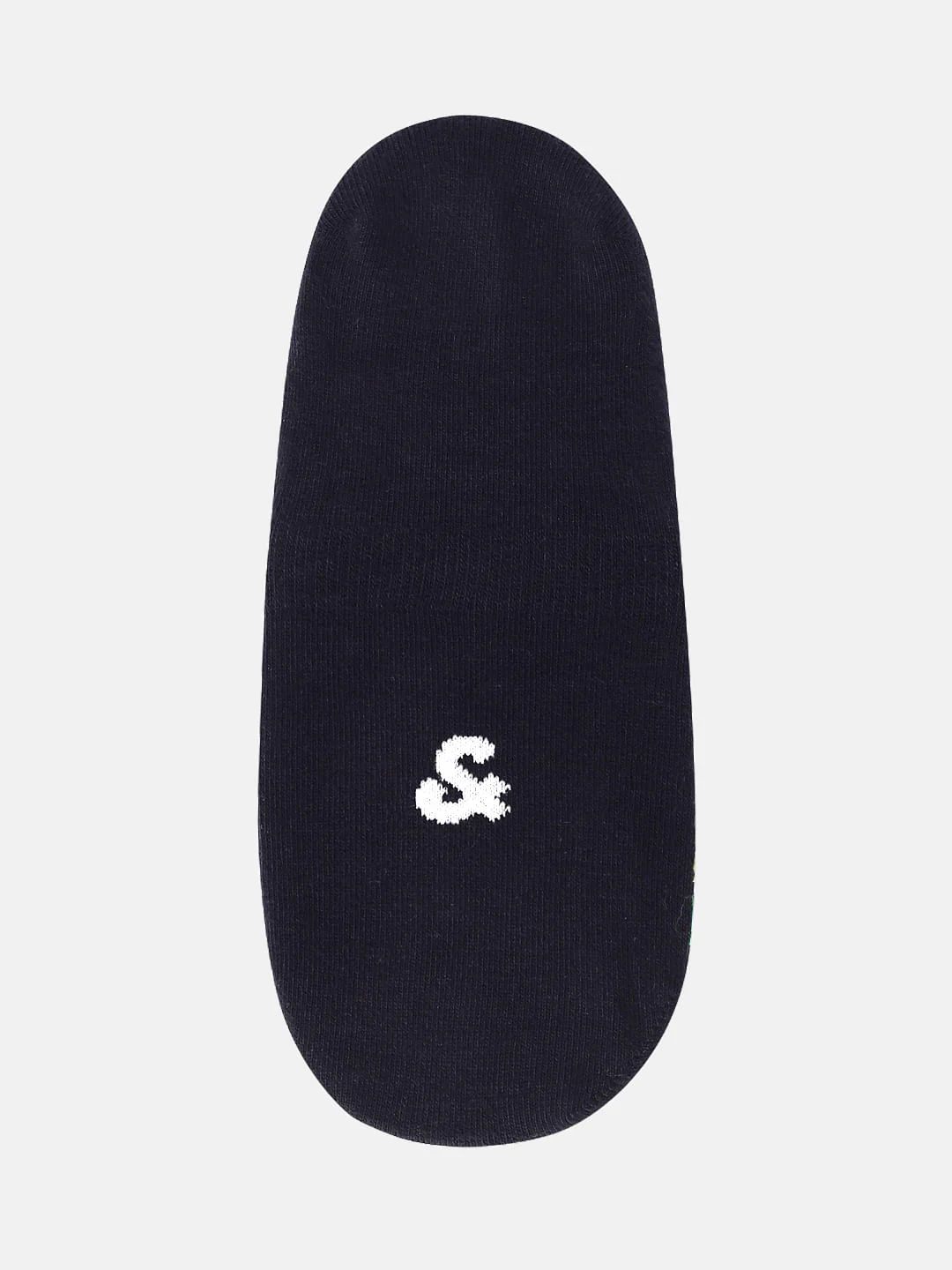 Pack of Two No Show Socks - Black & Blue - Image 2
