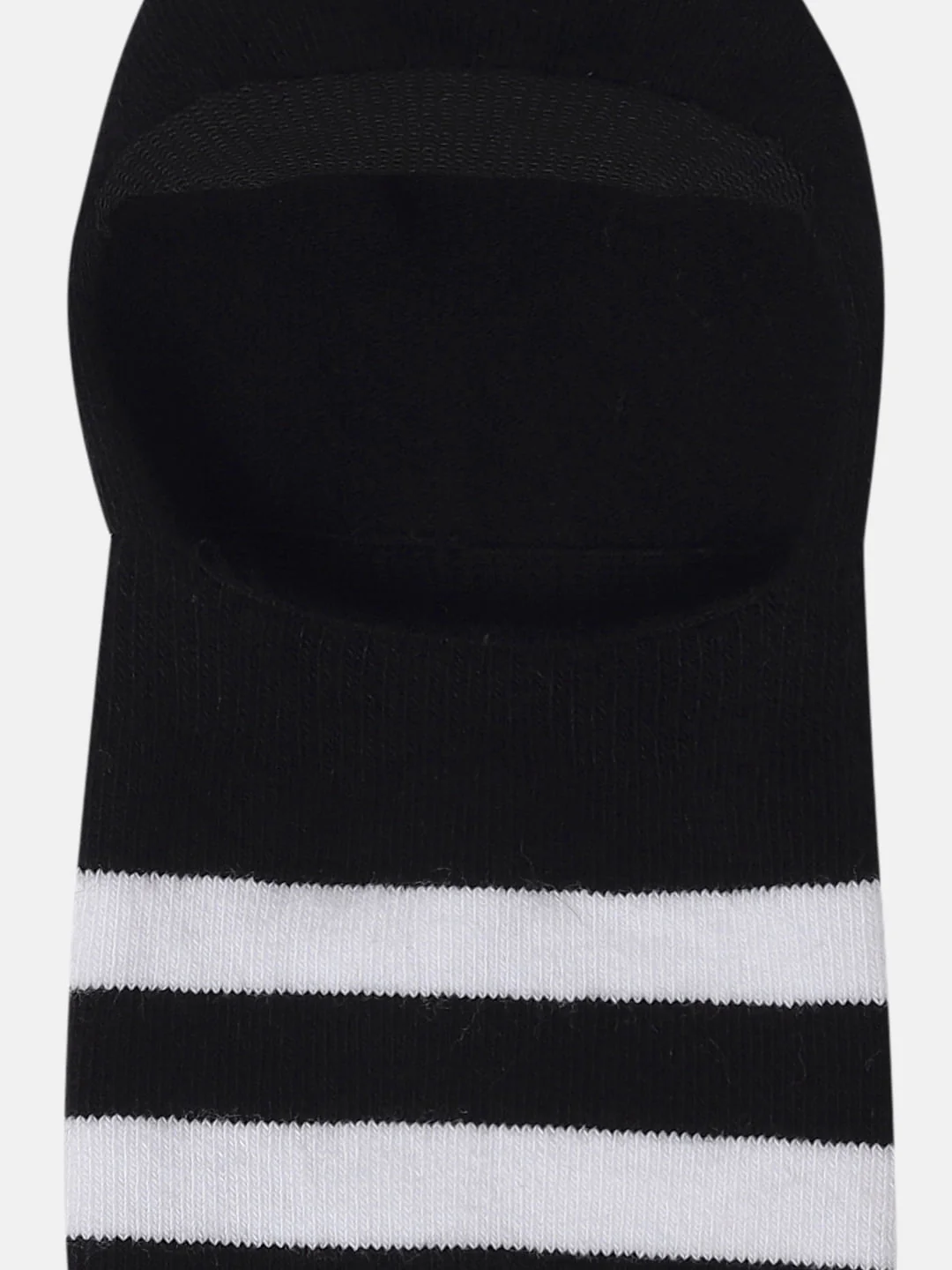 Pack of Three No Show Socks - Black, Blue & White - Image 6