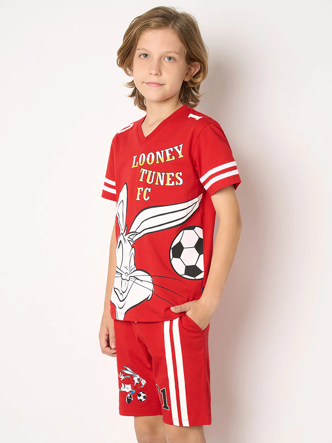 Looney Tunes Red Bugs Bunny Co-ord Set T-Shirt - Image 3
