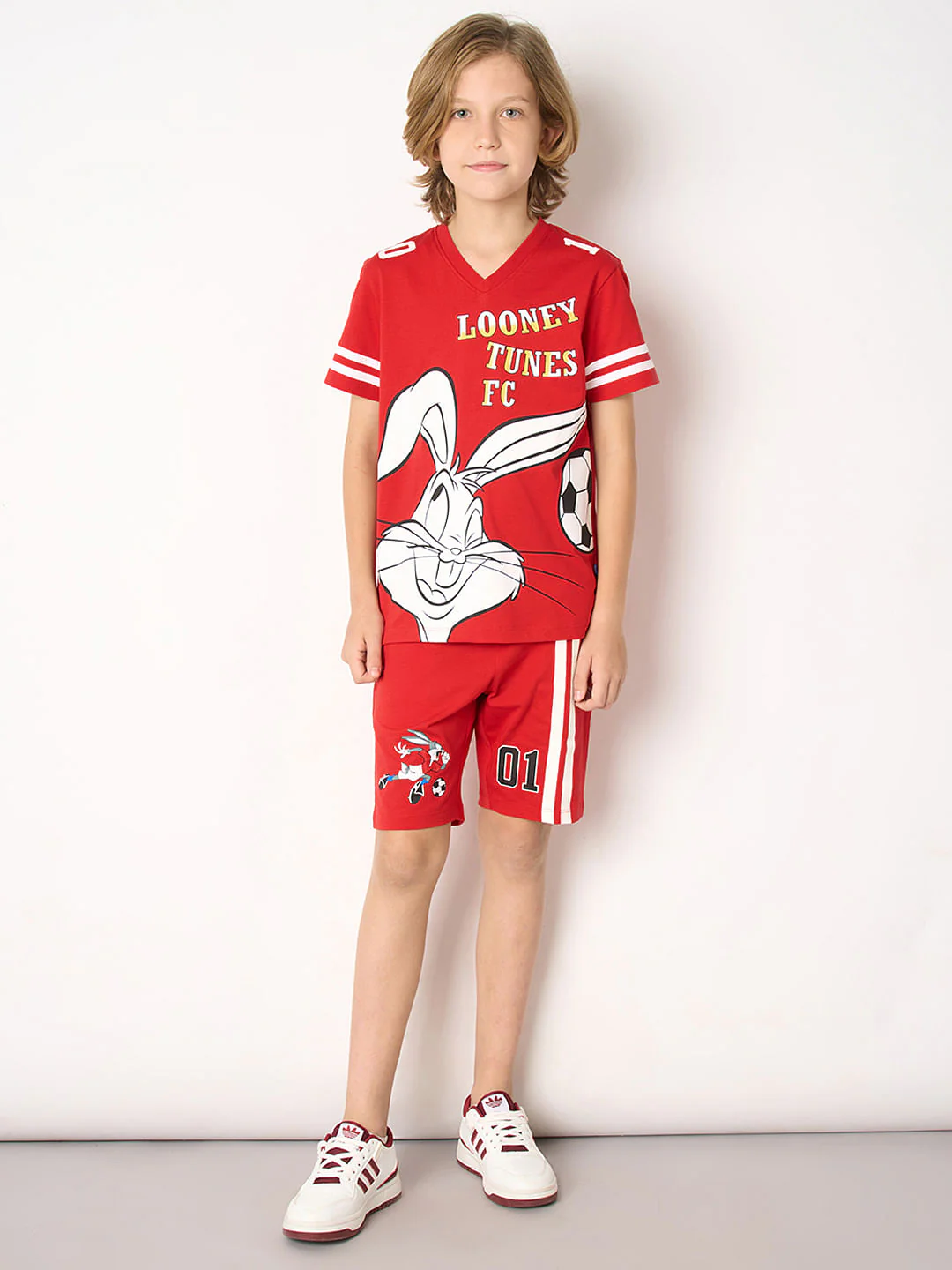 Looney Tunes Red Bugs Bunny Co-ord Set Shorts - Image 5