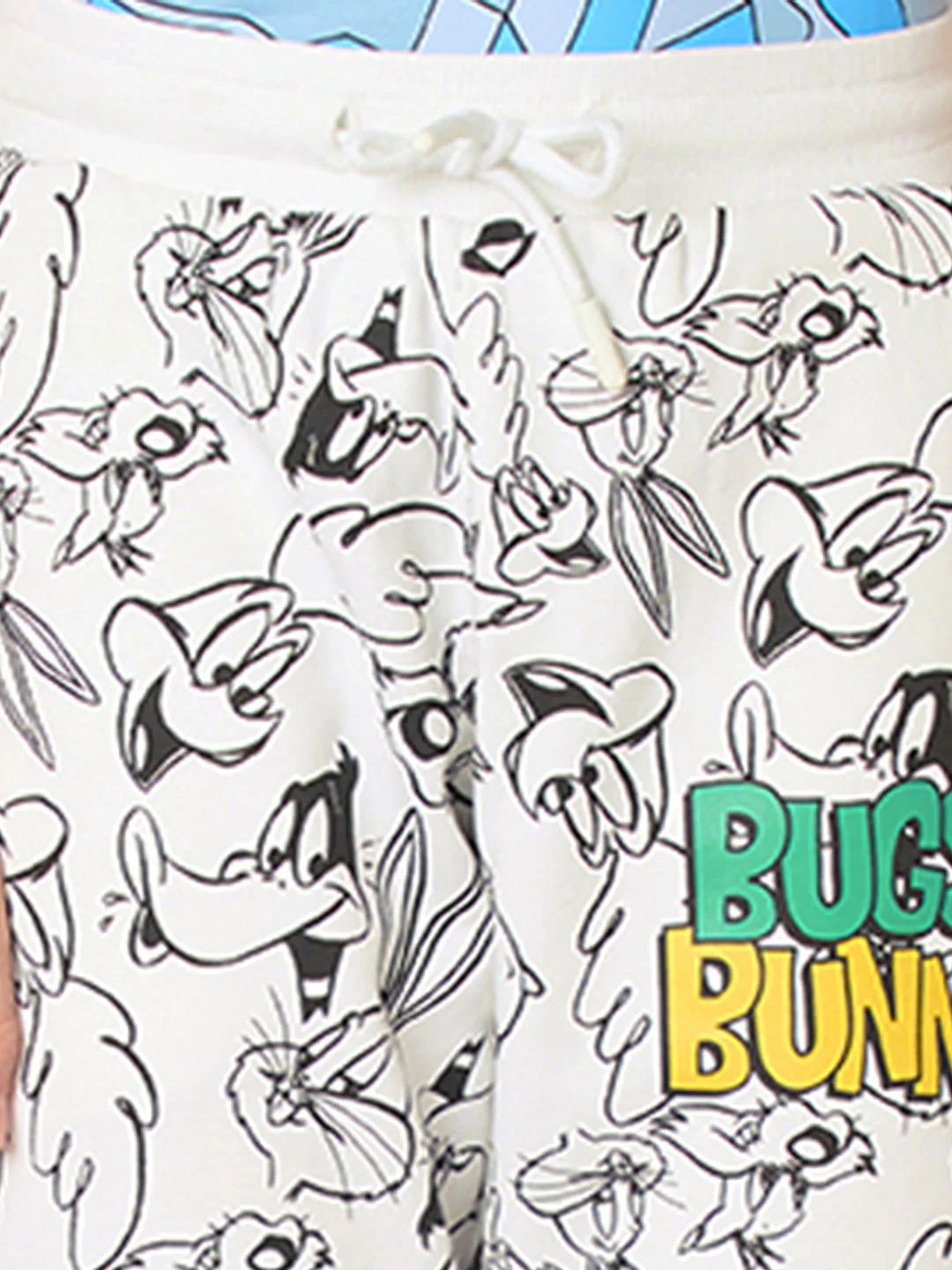 Looney Tunes White Printed Co-ord Set Sweatpants - Image 6