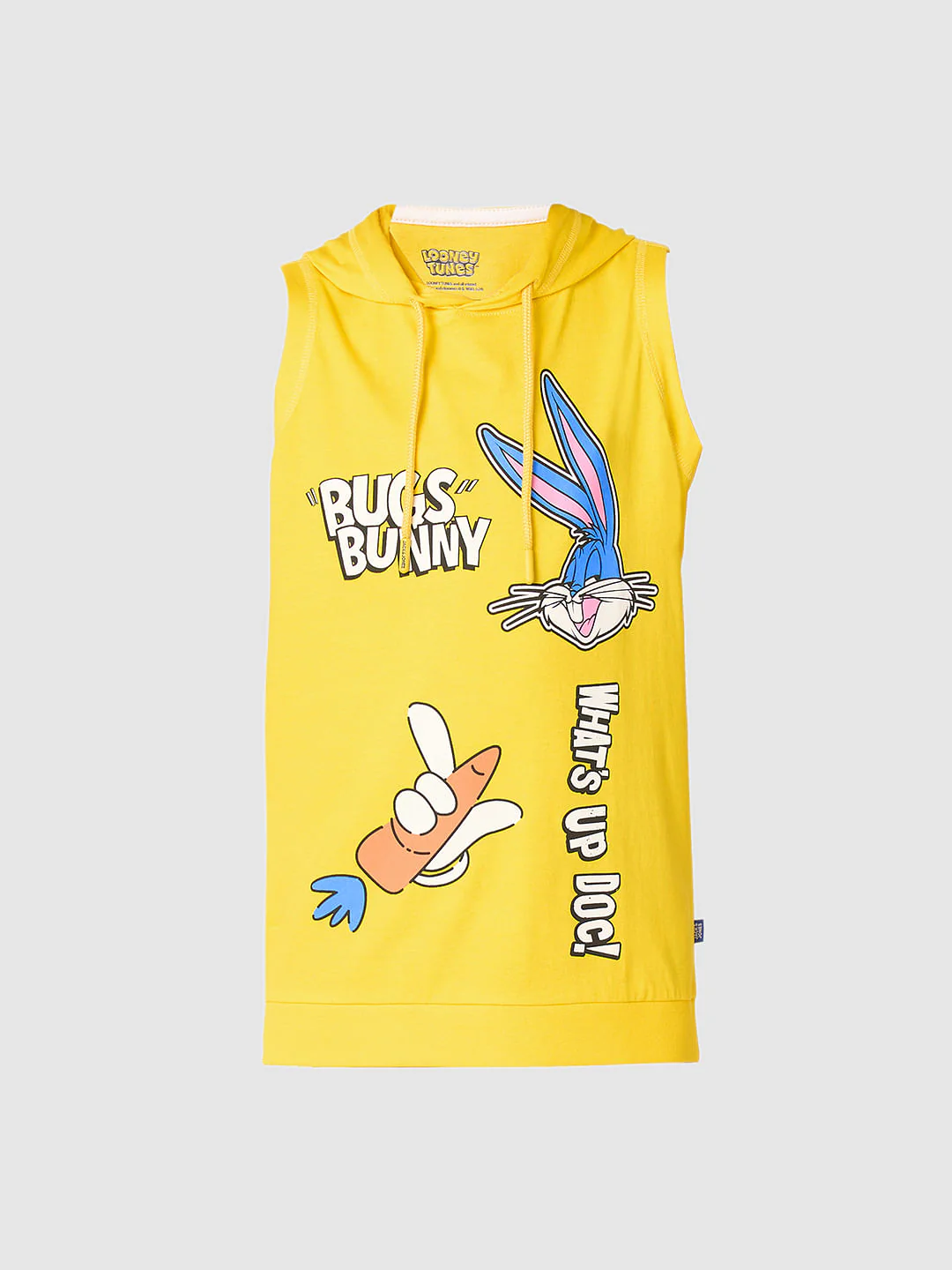 Looney Tunes Yellow Bugs Bunny Hooded T-shirt - Image 7
