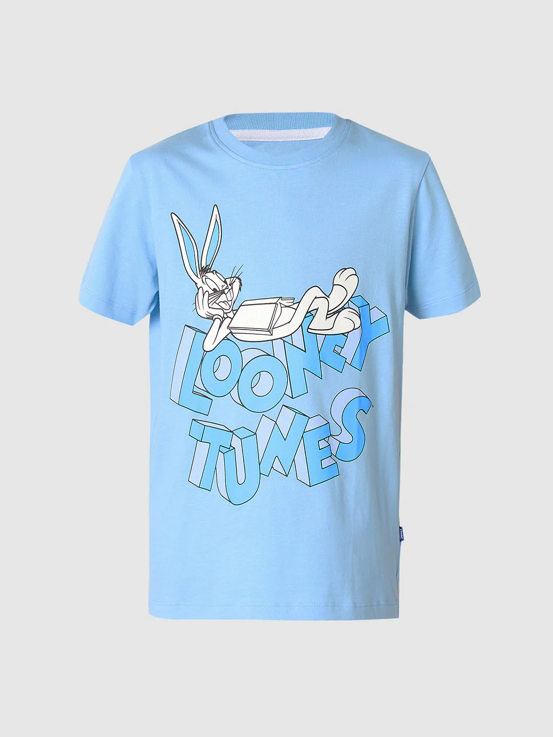 Looney Tunes Blue Bugs Bunny Print T-shirt - Image 7