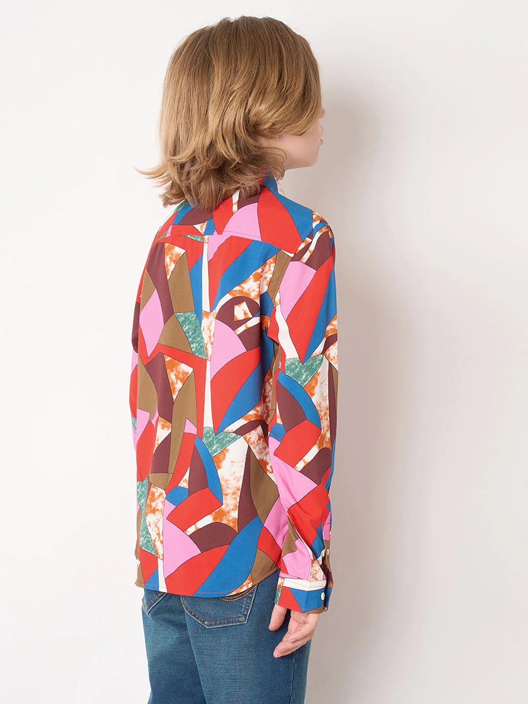 Boys Red Graffiti Print Shirt - Image 4