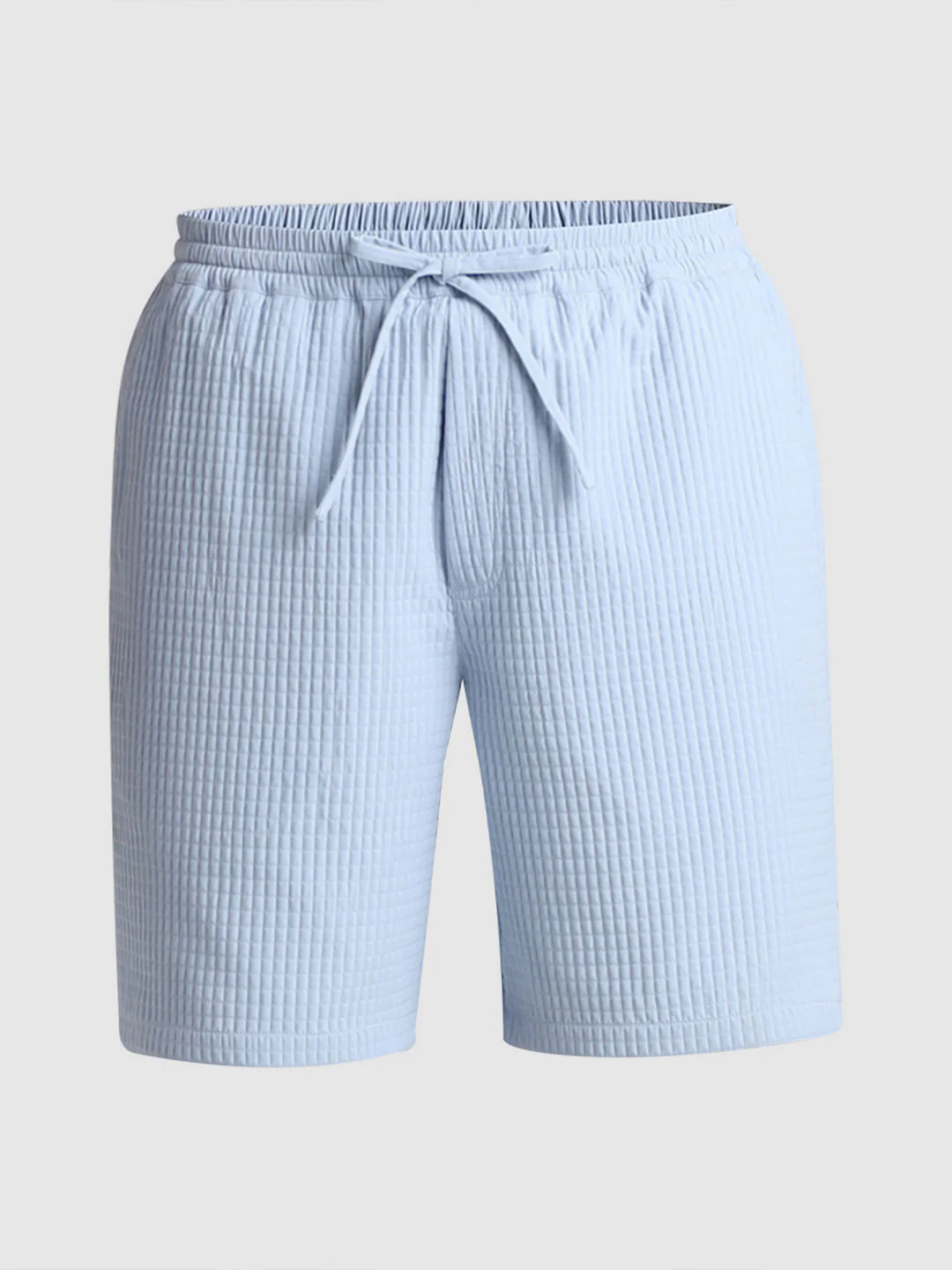 Blue Dobby Co-ord Set Shorts - Image 7