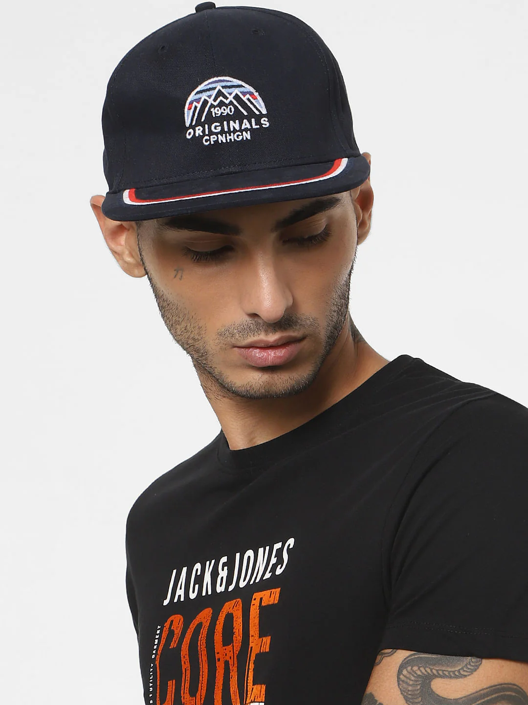 Navy Blue Snapback Cap