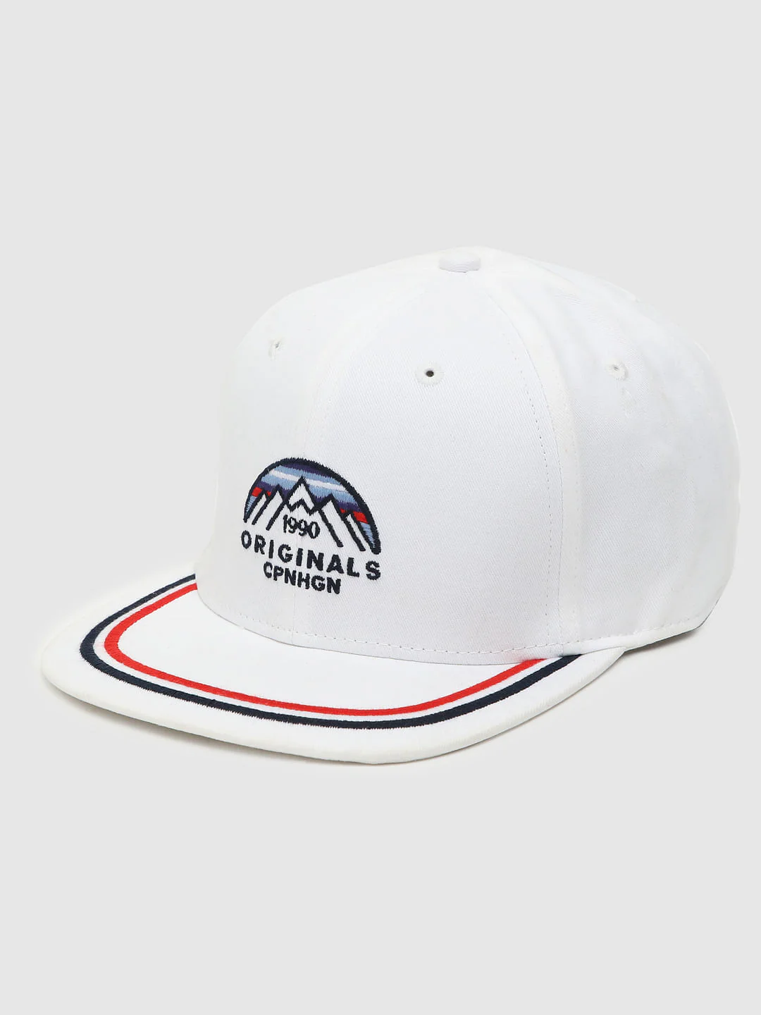 White Snapback Cap - Image 2