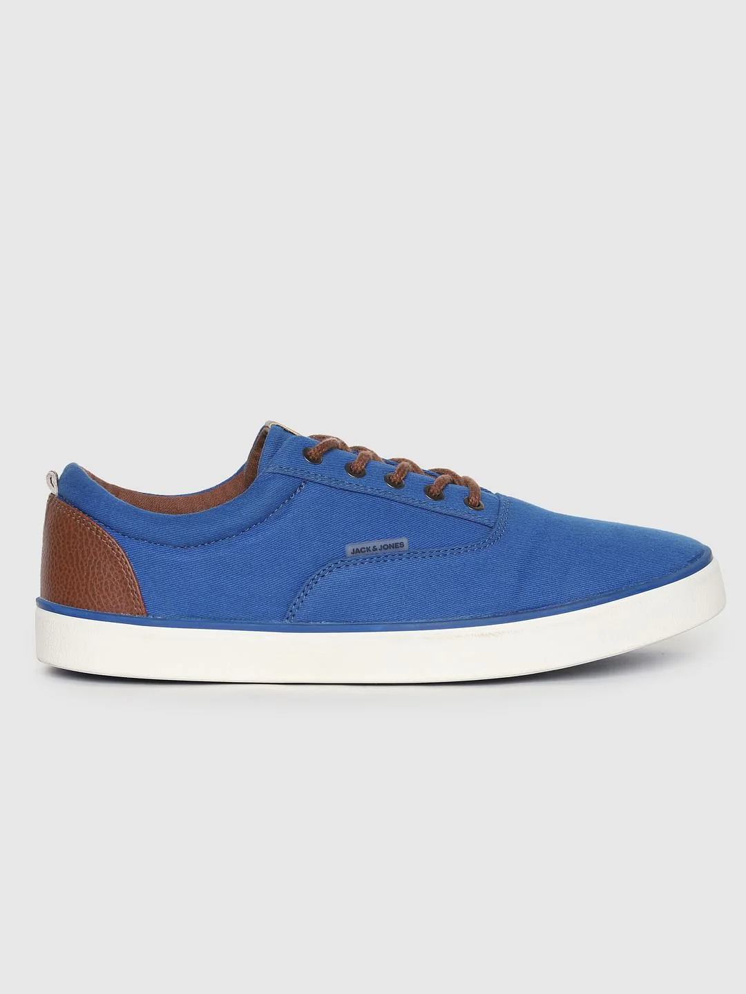 Blue Contrast Lace Sneakers - Image 2
