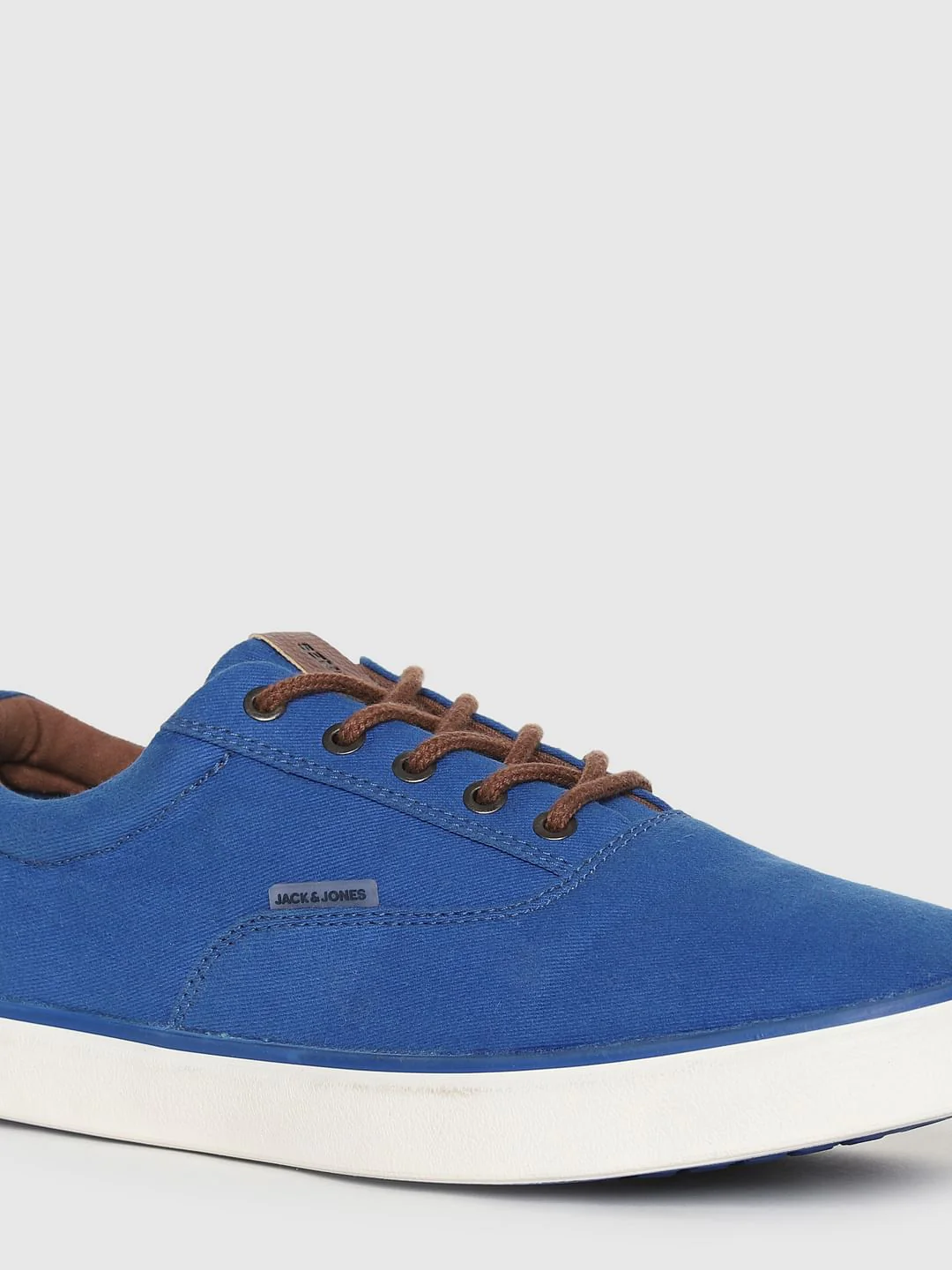 Blue Contrast Lace Sneakers - Image 5