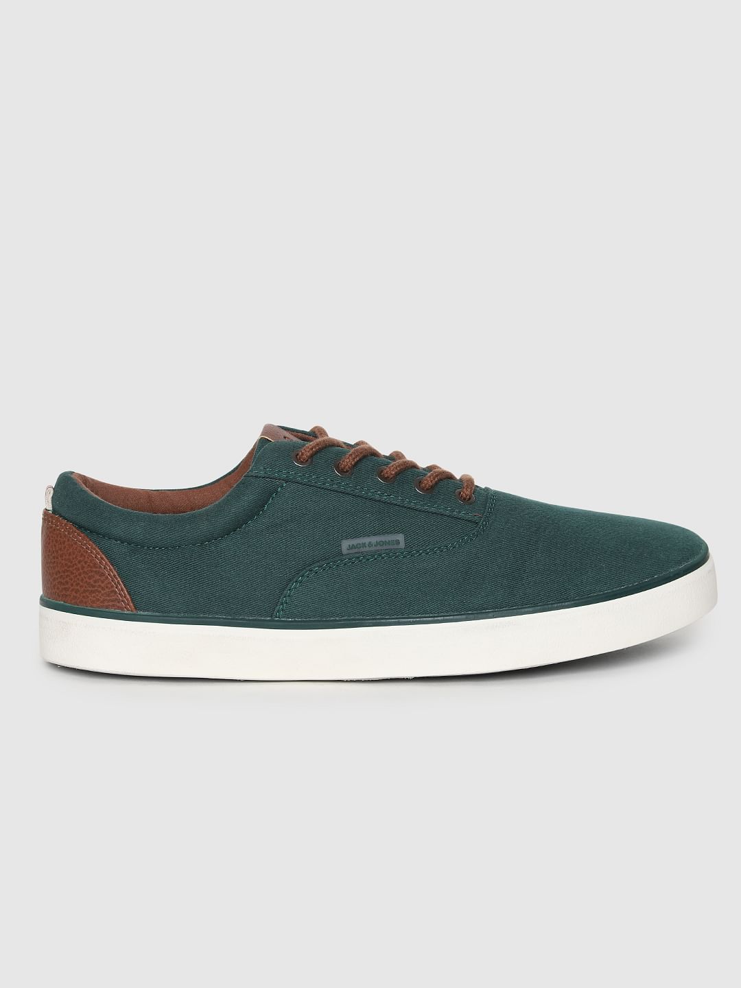 Green Contrast Lace Sneakers - Image 2