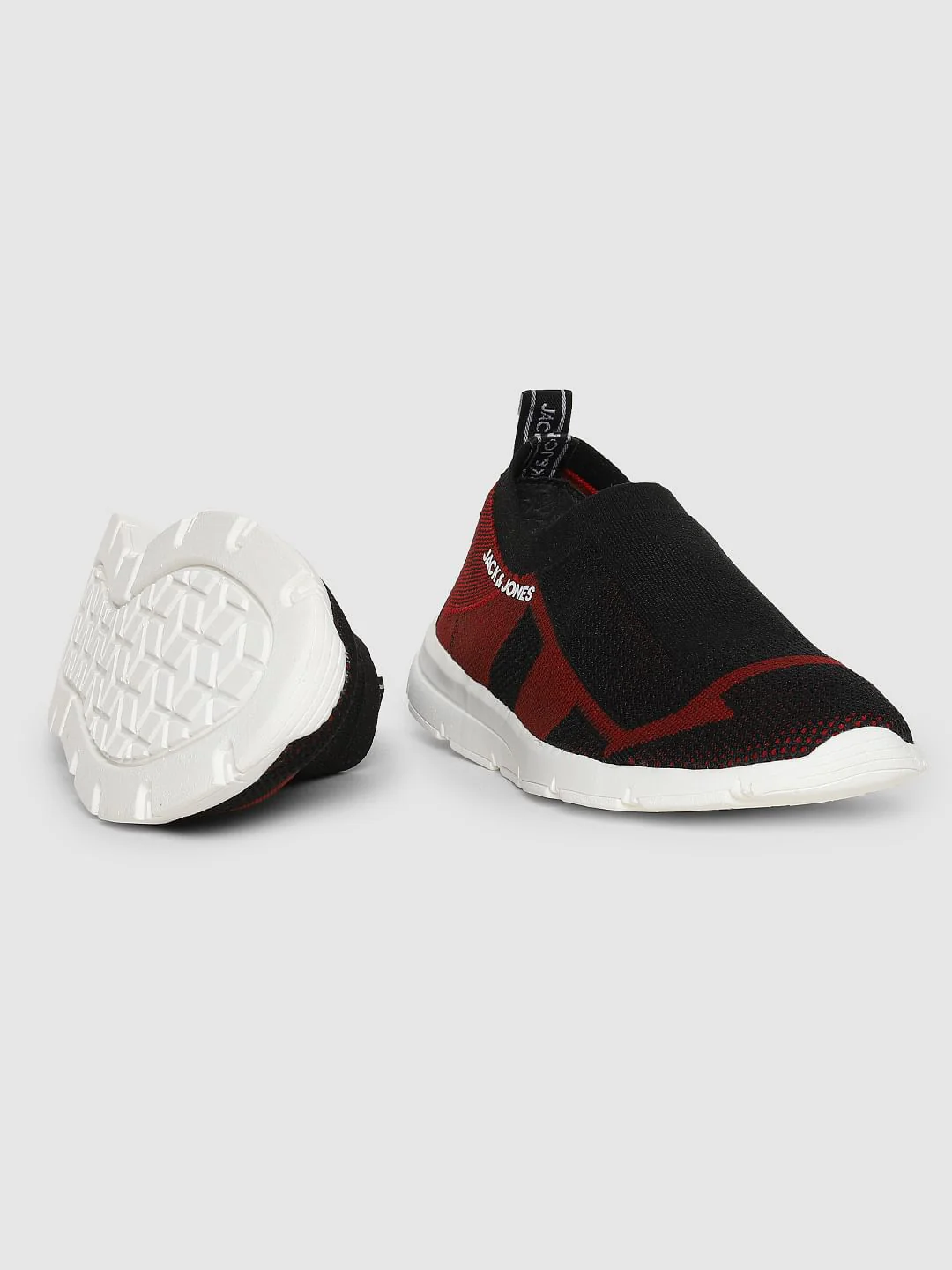 Maroon Slip On Sneakers