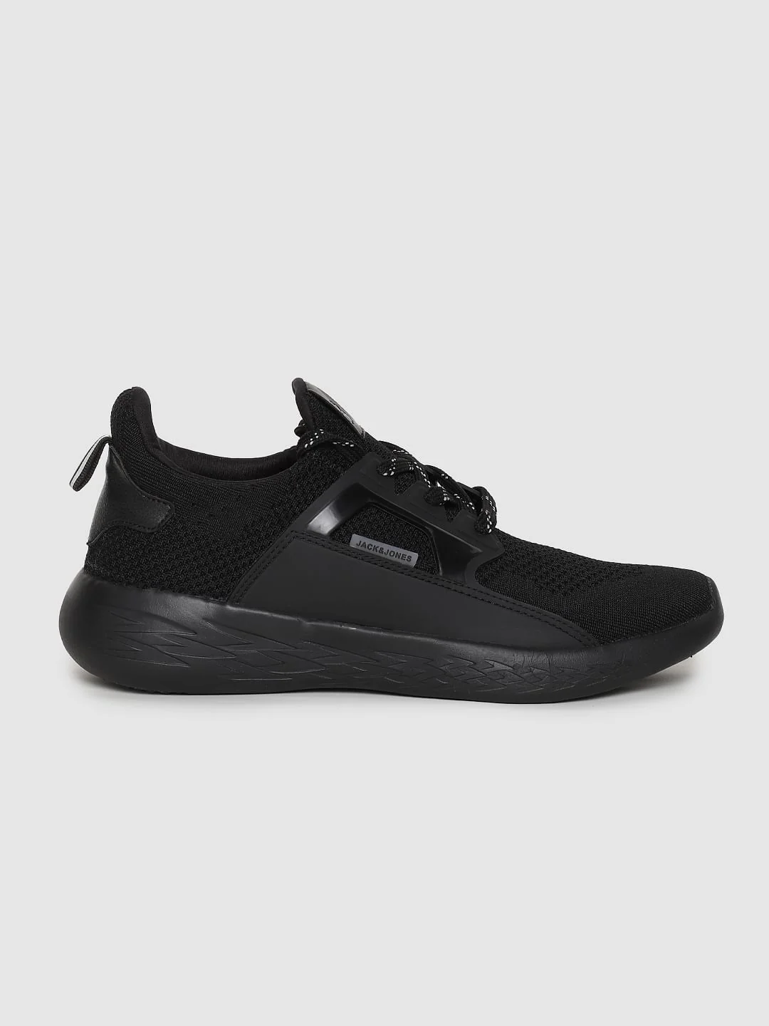 Black Mesh Detail Sneakers - Image 2