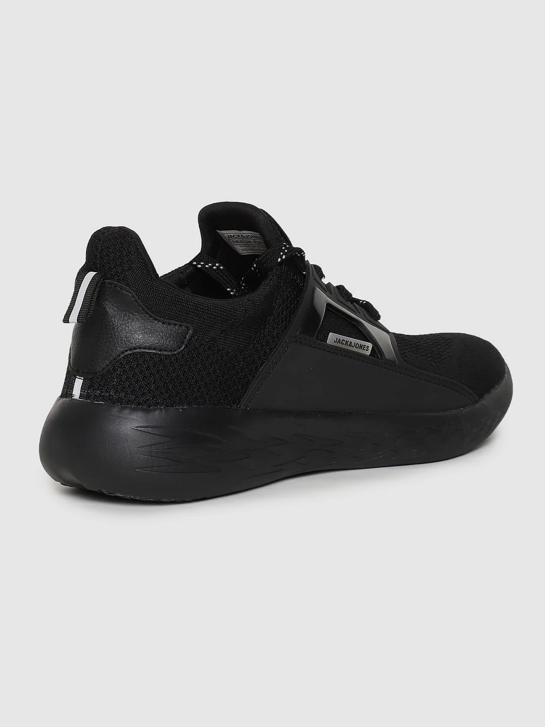 Black Mesh Detail Sneakers - Image 3