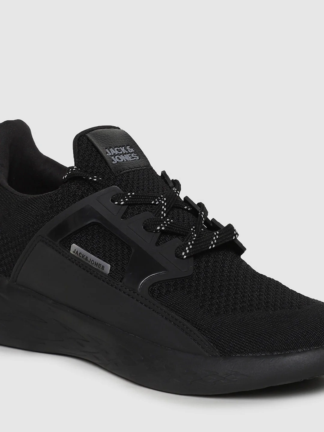 Black Mesh Detail Sneakers - Image 5