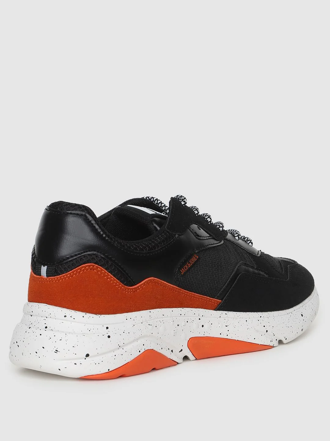 Black Contrast Detail Sneakers - Image 4