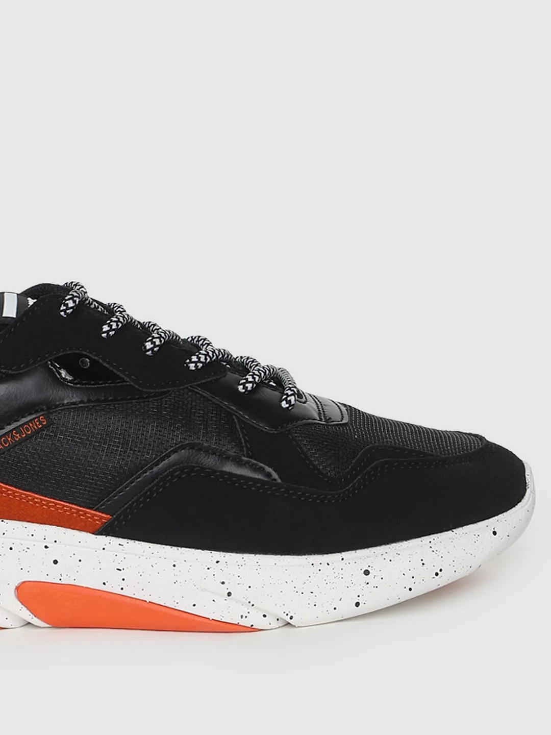 Black Contrast Detail Sneakers - Image 5