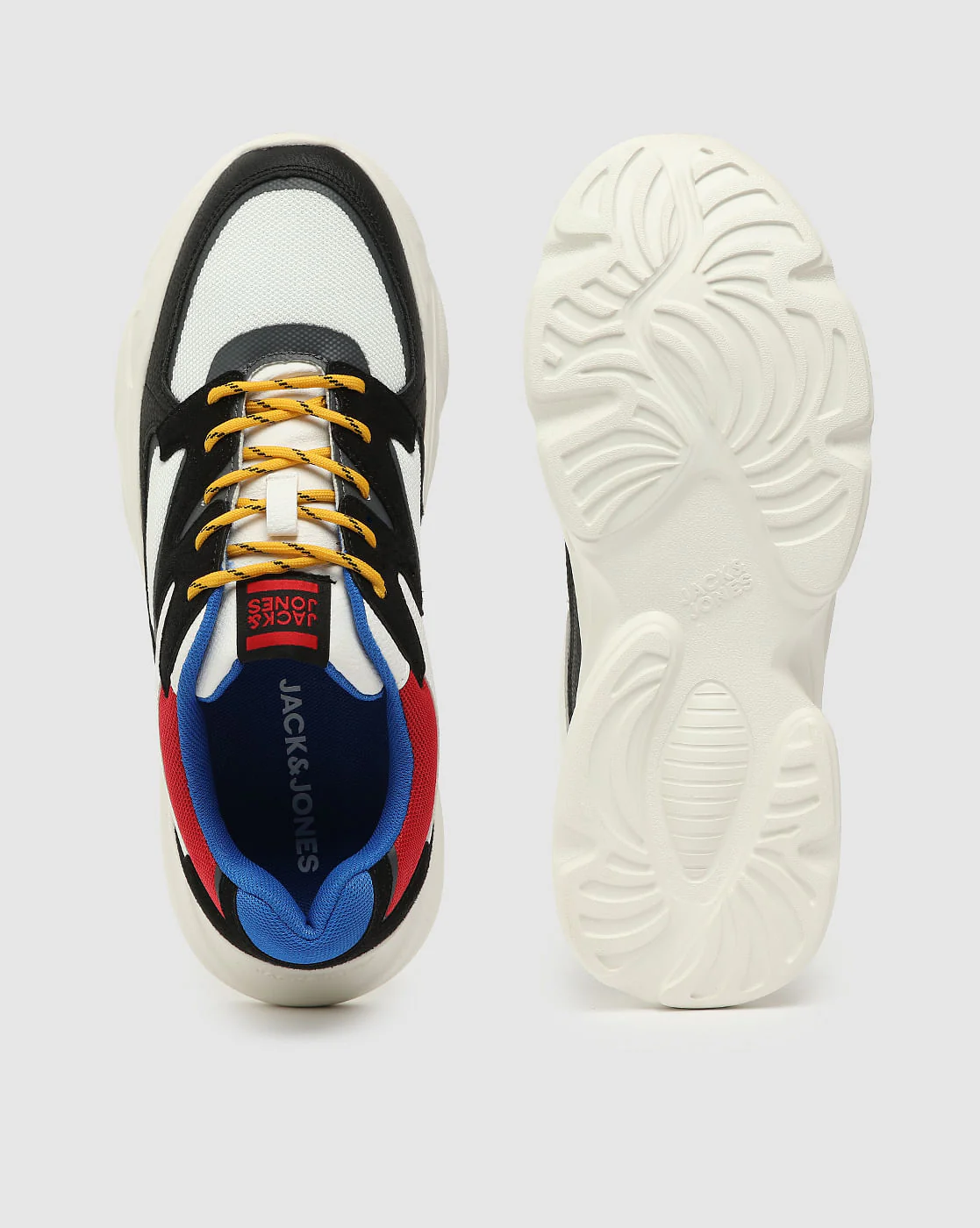 Black Colourblocked Sneakers - Image 4