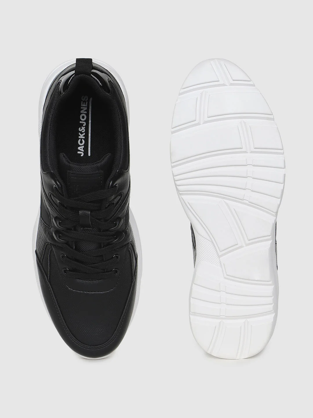 Black PU Sneakers - Image 3