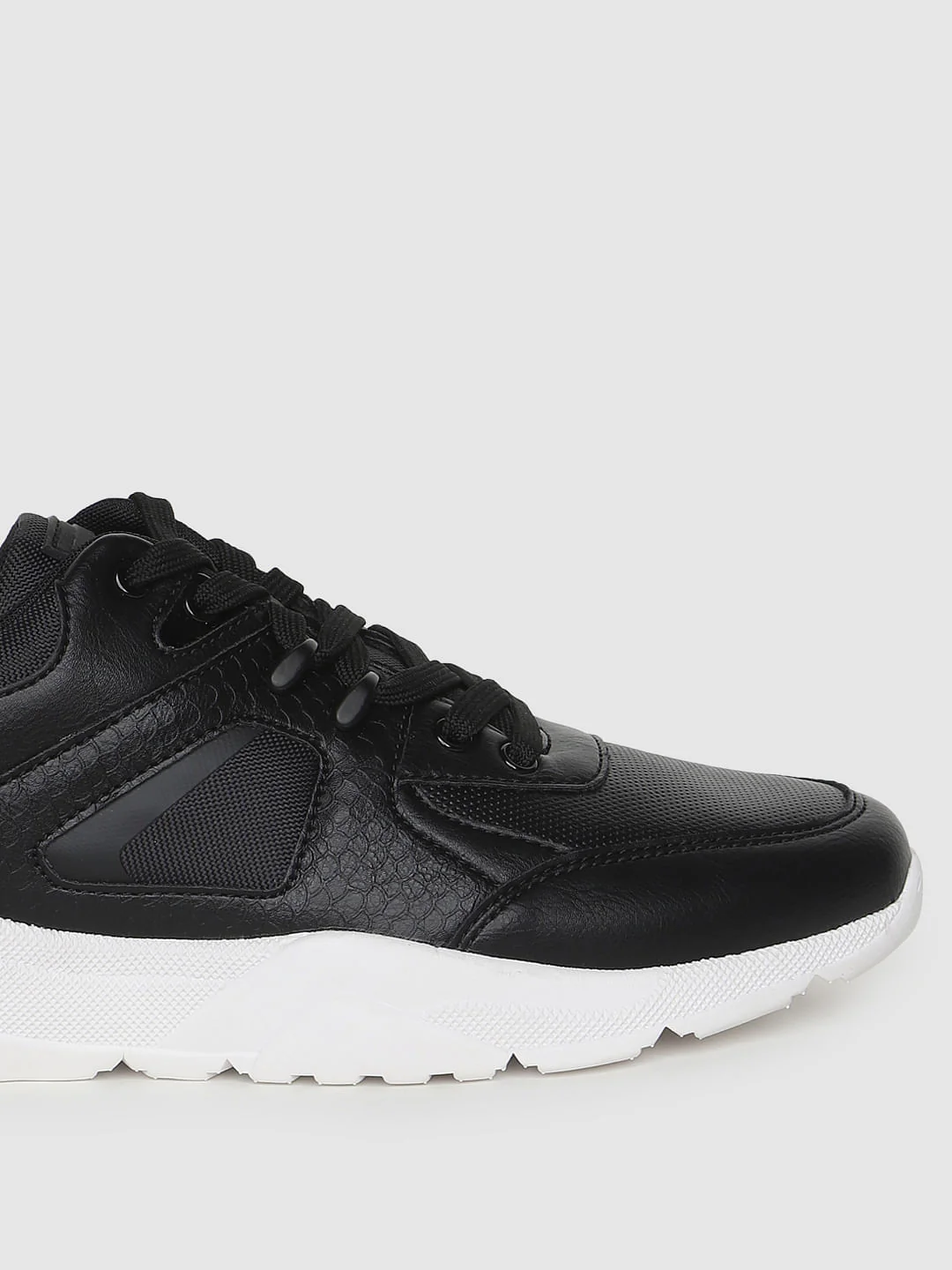Black PU Sneakers - Image 5
