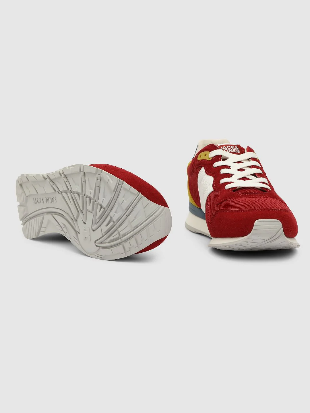 Red Mesh Detail Sneakers