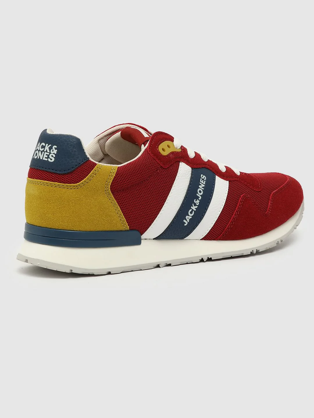 Red Mesh Detail Sneakers - Image 3