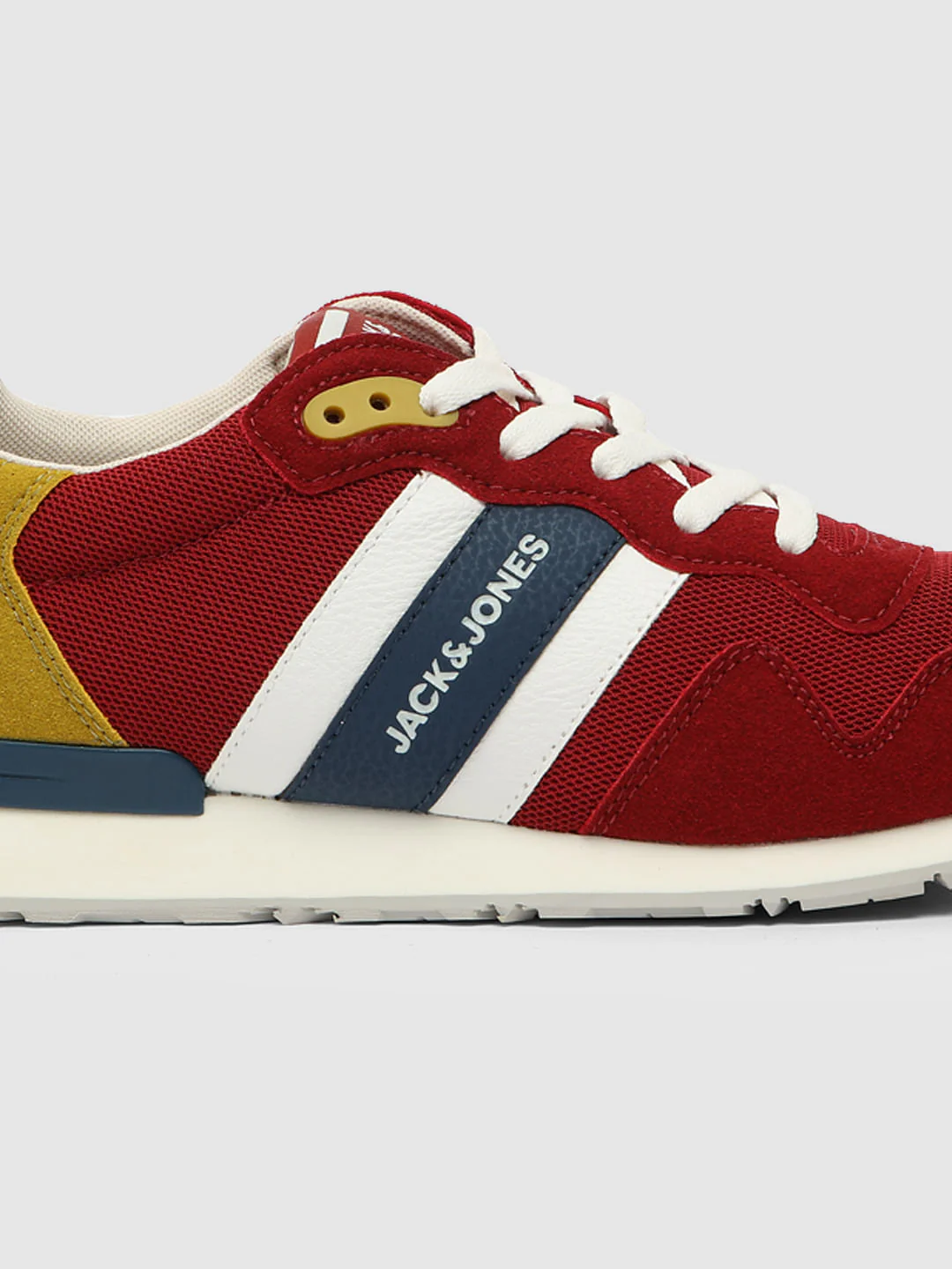 Red Mesh Detail Sneakers - Image 5