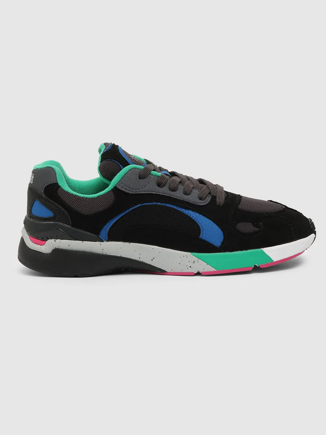 Black Colourblocked Sneakers - Image 2
