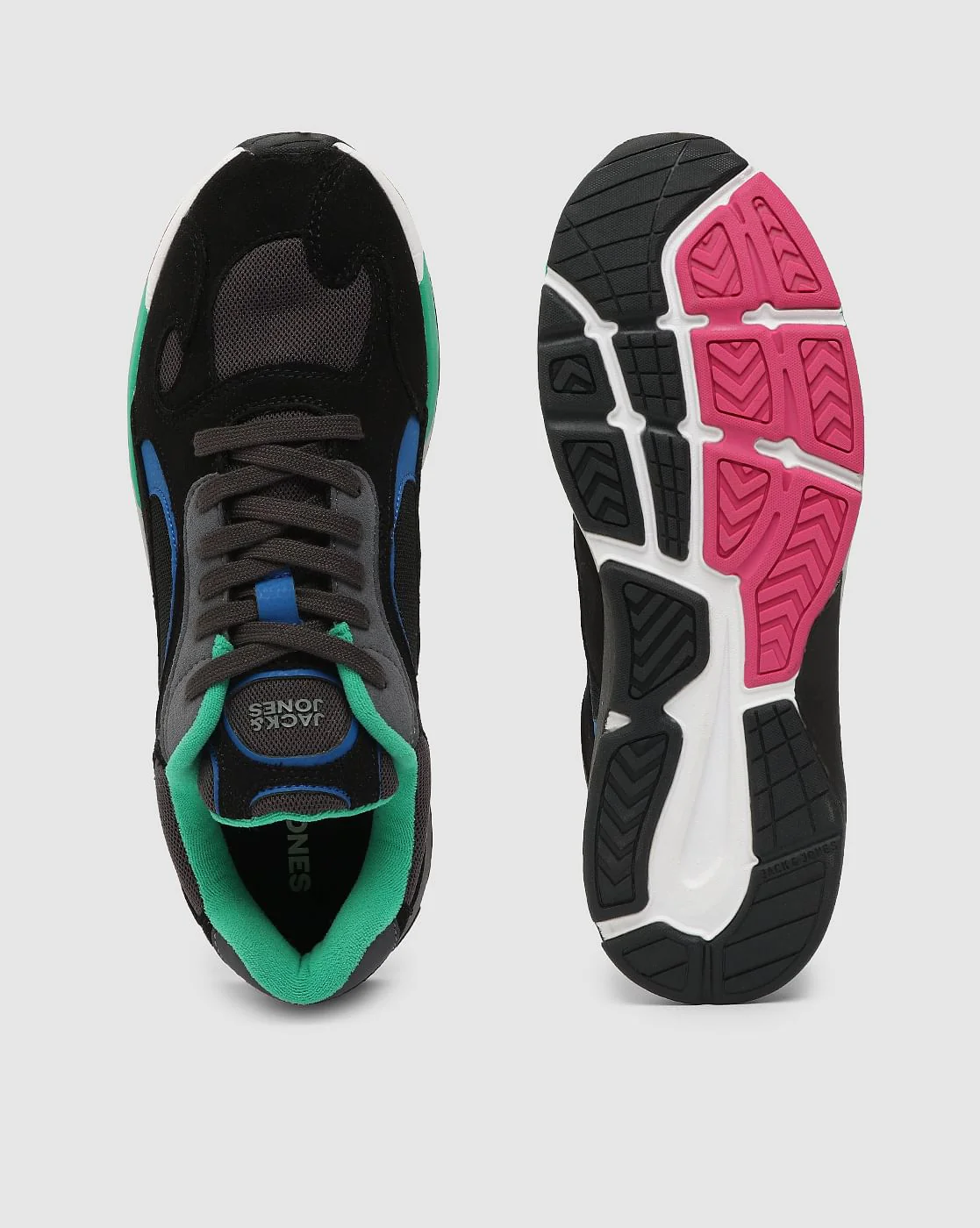 Black Colourblocked Sneakers - Image 4