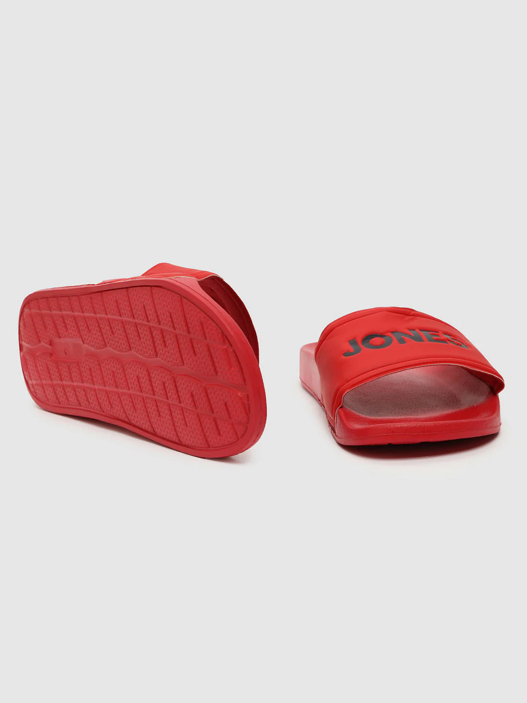 Red Logo Print Sliders