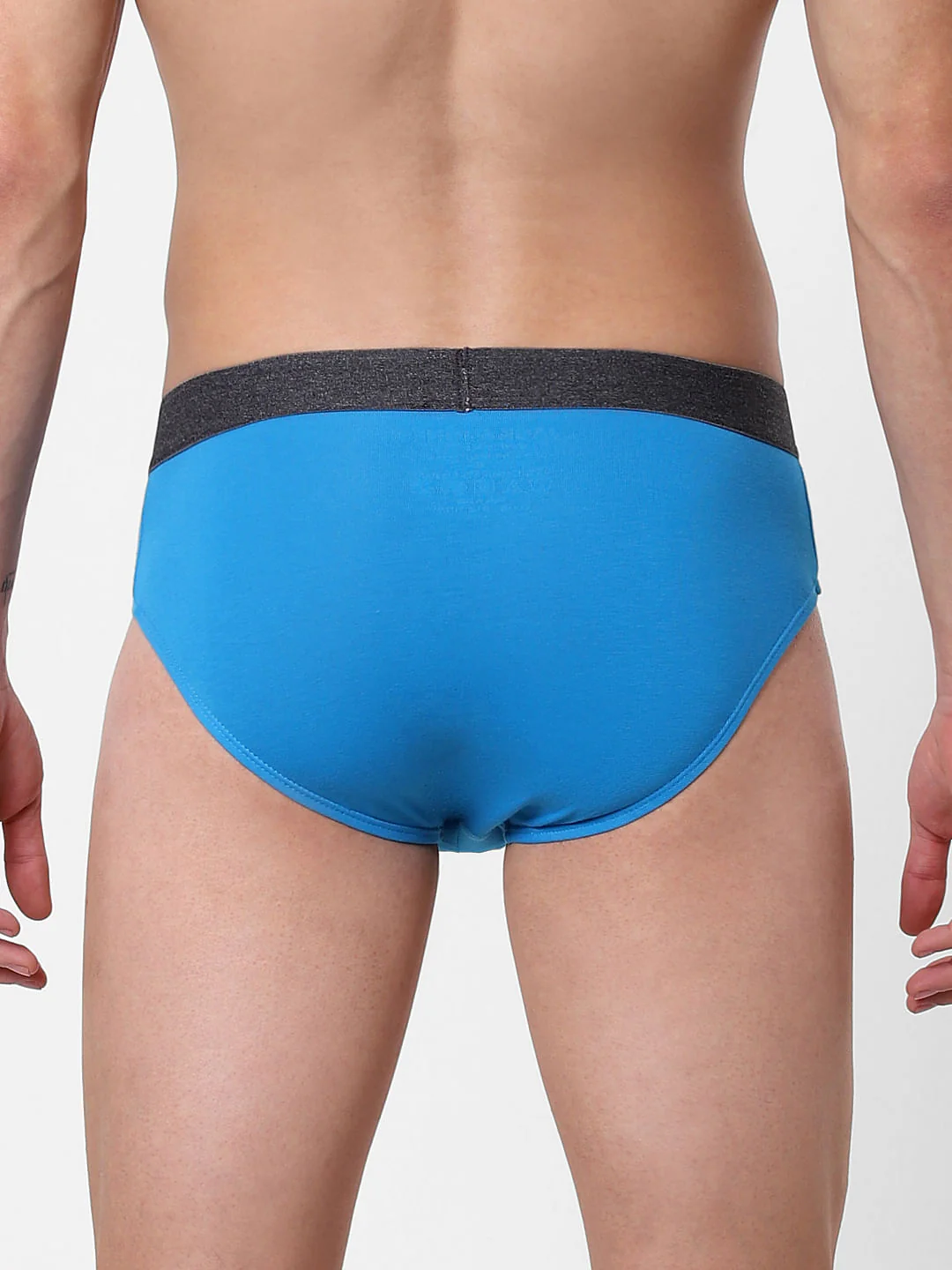 Blue Logo Print Briefs - Image 3