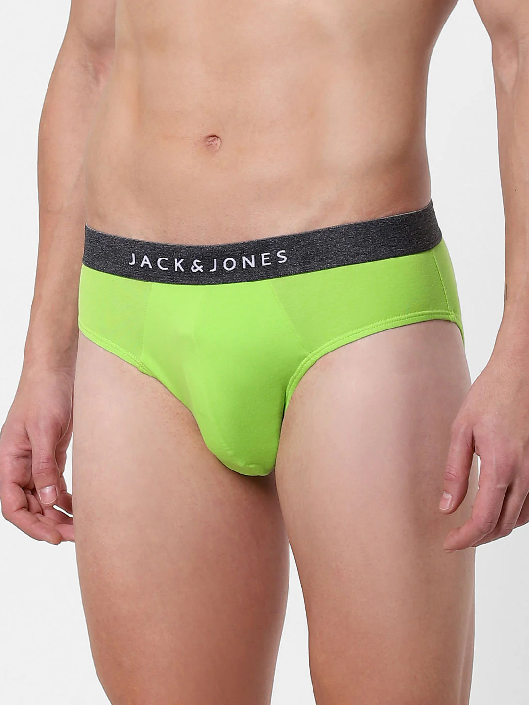 Green Logo Print Briefs - Image 2